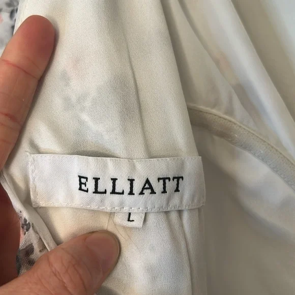 Elliatt Revolve Bloom Floral Print Asymmetric Dress size Women’s Large - Picture 6 of 11